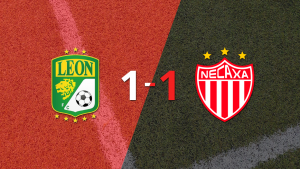 León no pudo en casa ante Necaxa y empataron 1-1