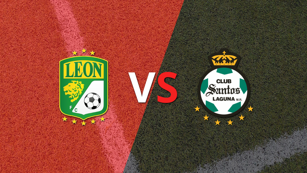 León y Santos Laguna empataron 1 a 1