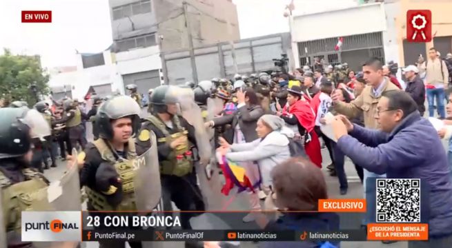 Todo lo que sucedió en Lima mientras Dina Boluarte daba su mensaje a la nación de 5 horas