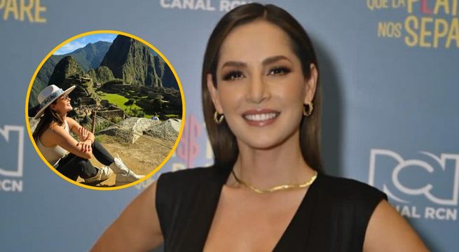 Carmen Villalobos, actriz de ‘Sin senos sí hay paraíso’, se encuentra en Perú y celebró su cumpleaños en Machu Picchu