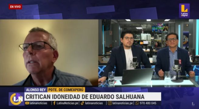 Presidente de Comex rechaza posible elección de Eduardo Salhuana como titular del Congreso [ENTREVISTA]