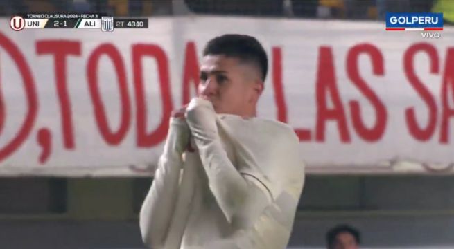 Jairo Concha pone el 2-1 y Universitario voltea el partido a Alianza Lima [VIDEO]