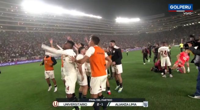 Universitario venció 2-1 a Alianza Lima en el clásico del Torneo Clausura [VIDEO]
