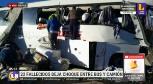 Bolivia: trágico accidente vehicular deja 22 muertos y 16 heridos