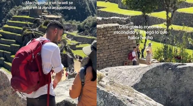 Expulsan a turista por orinar en Machu Picchu | VIDEO