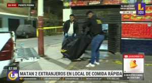 Extranjeros muere tras recibir 15 balazos en local de comida rápida