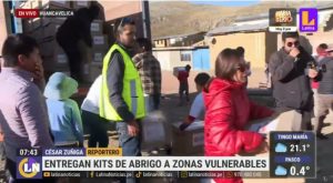 Huancavelica: entregan más de 3 mil kits de alimentos y mantas para afrontar el invierno | VIDEO