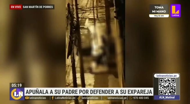 Hombre intenta asesinar su expareja y apuñala a su propio padre en San Martín de Porres