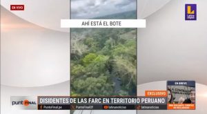 PNP detectó campamento de las FARC en territorio peruano