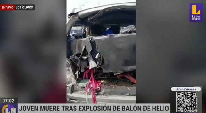Joven muere tras explosión de balón de helio dentro de colectivo | VIDEO