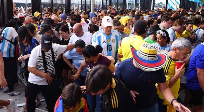 El comunicado de Conmebol tras los incidentes en la final de Copa América