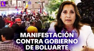 Manifestantes marcharon contra el gobierno de Dina Boluarte