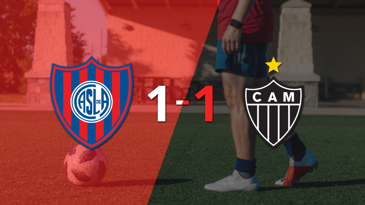 Con un empate entre San Lorenzo y Atlético Mineiro, se define el duelo en el partido de vuelta