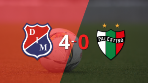 Independiente Medellín venció a Palestino y clasifica a Cuartos de final