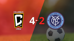 New York City FC no pudo hacer frente al poderío de Columbus Crew y terminó perdiendo por 4-2