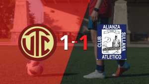 Alianza Atlético empató 1-1 en su visita a UTC