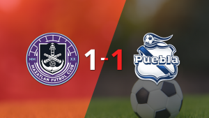 Empate a uno entre Mazatlán y Puebla