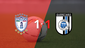 Pachuca rescató un empate agónico frente a Querétaro