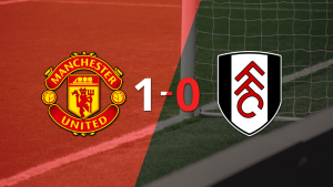 Con un solo gol agónico, Manchester United derrotó a Fulham en el estadio Old Trafford