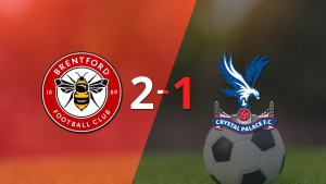 Con la mínima diferencia, Brentford venció a Crystal Palace por 2 a 1