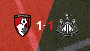 Bournemouth y Newcastle United empataron 1 a 1