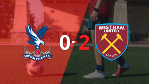 Crystal Palace no pudo ante la contundencia de West Ham United y perdió por 2 a 0