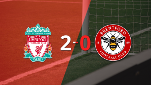 Liverpool celebró una victoria 2-0 sobre Brentford