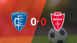 No hubo goles en el empate entre Empoli y Monza