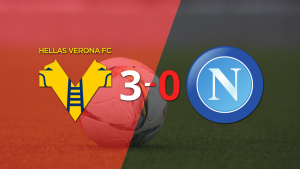 Goleada de Hellas Verona a Napoli con doblete de Daniel Mosquera incluído