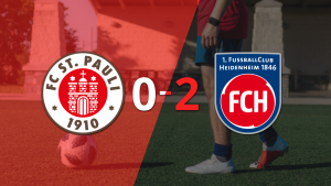 Heidenheim fue superior y venció por dos goles a FC St. Pauli en el estadio Millerntor Stadion