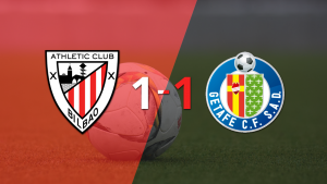 Athletic Bilbao y Getafe igualaron 1 a 1