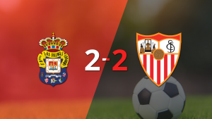 UD Las Palmas y Sevilla igualaron 2 a 2