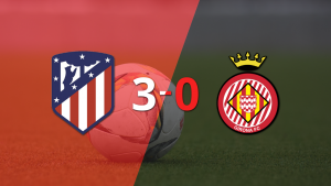 Girona fue superado fácilmente y cayó 3-0 contra Atlético de Madrid