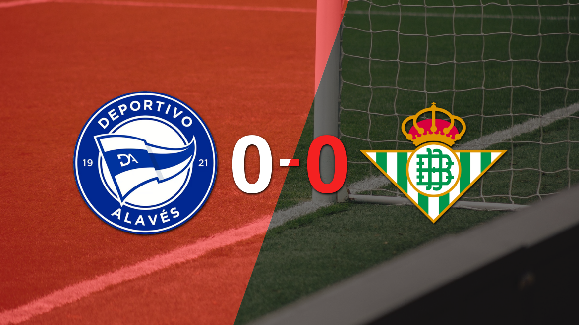 Sin goles, Alavés y Betis igualaron el partido