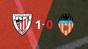 Athletic Bilbao derrotó 1-0 a Valencia