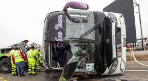 Accidente en Panamericana Sur: comunicado de Sutran tras volcadura de bus que dejó 4 muertos