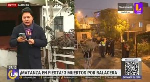 Ataque a balazos en fiesta deja tres muertos en La Molina