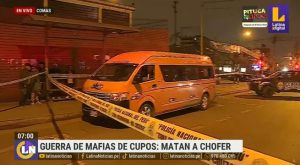 Comas: asesinan a balazos a chofer de El Mandarino en vía Pasamayito