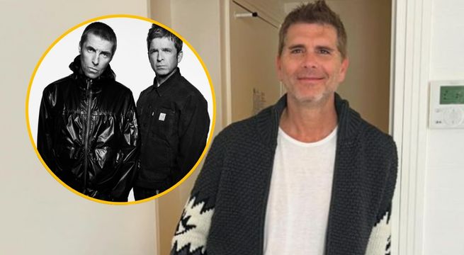 Christian Meier se luce en foto con Liam Gallagher tras anuncio del regreso de Oasis