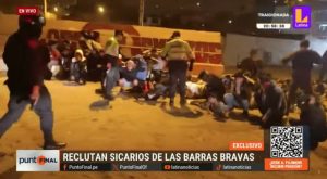 Reclutan a menores de las barras bravas para sicariato y robo