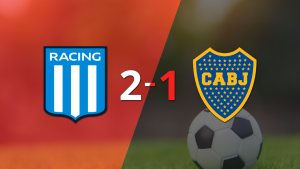 Racing Club le dio vuelta el partido a Boca Juniors con un 2-1