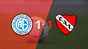 Independiente empató 1-1 en su visita a Belgrano