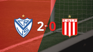 Doblete de Braian Romero en el triunfo 2-0 de Vélez frente a Estudiantes