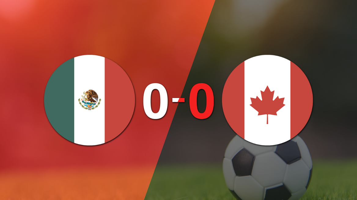 México empata 0 a 0 en un amistoso con Canadá