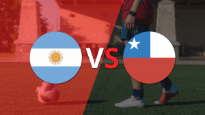 Argentina golea 3-0 a Chile