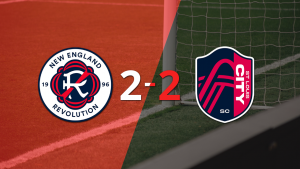 Vibrante 2-2 entre New England Revolution y St. Louis City