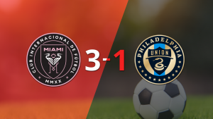 Inter Miami le dio vuelta el partido a Philadelphia Union con un 3-1