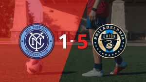 Una gran actuación de Philadelphia Union le da la victoria por 5 a 1 ante New York City FC