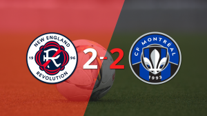 CF Montréal sacó un punto luego de empatar a 2 goles con New England Revolution