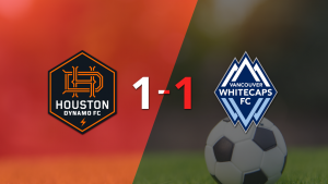 Houston no pudo en casa ante Vancouver Whitecaps FC y empataron 1-1